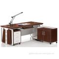 2014 Wood Office Desk Connect by Double Steel Support Office Furniture